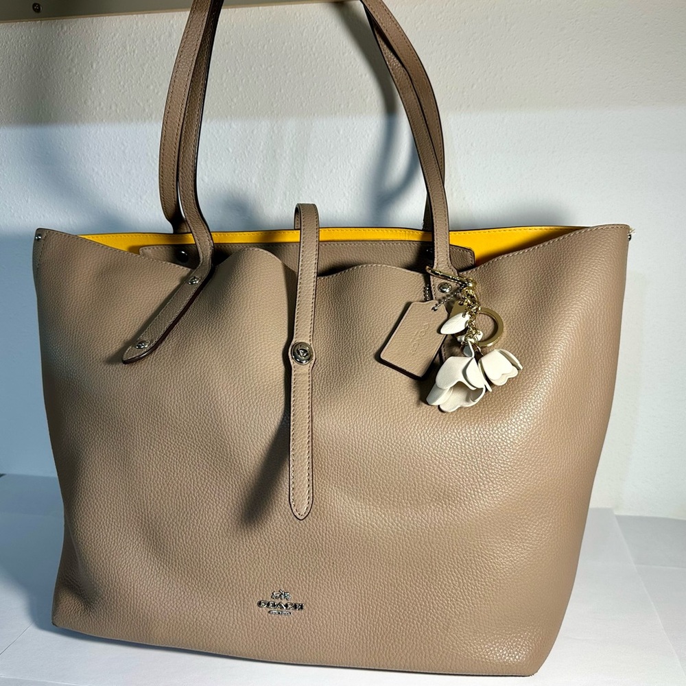 COACH Outlet: Pebbled Leather Tote